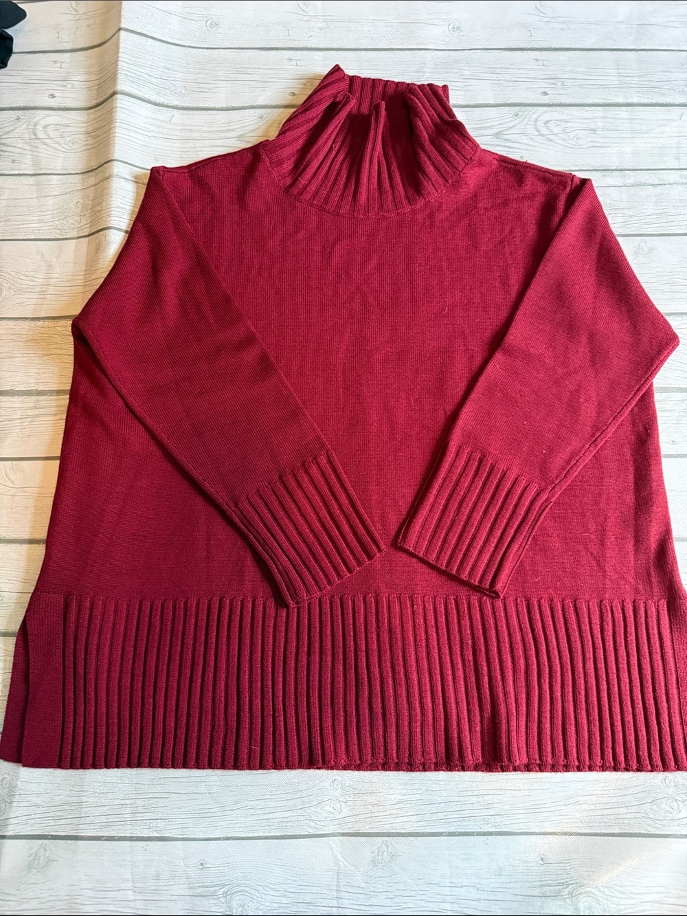 Eileen Fisher Rib-Trim Sweater